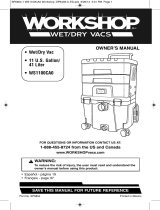 WORKSHOP Wet Dry Vacs WS1100CA0 El manual del propietario
