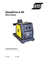ESAB DuraDrive 4-30 Wire Feeder Manual de usuario