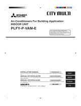 Mitsubishi Electric PLFY-P-VAM-E Guía de instalación