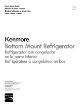 Sears Kenmore Bootom-Mount Refrigerator Guía del usuario