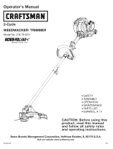 Craftsman WEEDWACKER Incredi-Pull 316.791201 Manual de usuario