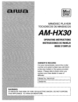 Aiwa AM-HX30 Instrucciones de operación