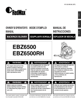 RedMax EBZ6500RH Manual de usuario
