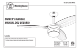 Westinghouse Lavada 48-Inch Reversible Three-Blade Indoor 7247400 Manual de usuario