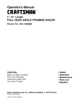 Craftsman 351.184360 El manual del propietario