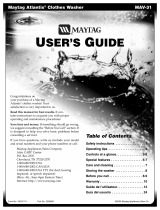 Maytag MAV6451AWW Manual de usuario