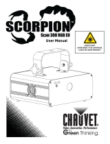 Chauvet Scorpion Scan 300 RBG EU Manual de usuario
