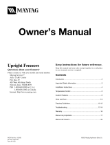 Maytag MQU2057AEW El manual del propietario