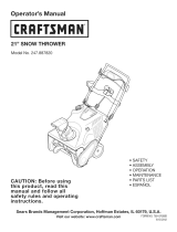 Craftsman 247887820 El manual del propietario
