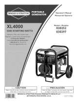 Briggs & Stratton XL4000 Manual de usuario