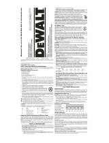 DeWalt DC011 Manual de usuario