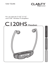 Clarity C120HS Manual de usuario