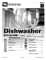 Maytag MDB7851AWQ - 24 Inch Full Console Dishwasher Guía del usuario