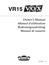Vox VR15 El manual del propietario