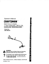 Craftsman WEEDWACKER 358.795310 El manual del propietario