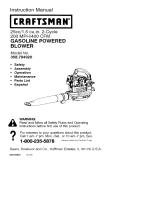 Craftsman 358794920 El manual del propietario