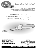 Black & Decker EK500 Manual de usuario