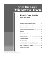 Amana MMV1153BAS - Microwave Oven in Manual de usuario