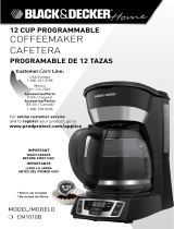 Black and Decker Appliances CM1010B Manual de usuario