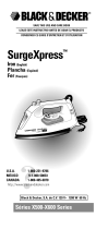 Black and Decker Appliances SurgeXpress X600 series Manual de usuario