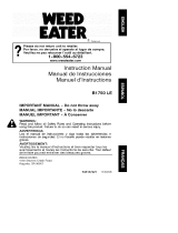 Weed Eater B1750 LE El manual del propietario