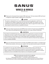 Sanus WMS5 Guía de instalación