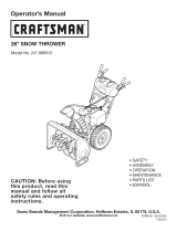 Craftsman 247.886912 Manual de usuario