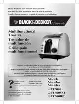 Black and Decker Appliances T1700S Manual de usuario