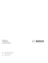 Bosch SHV68ExxUC Instrucciones de operación