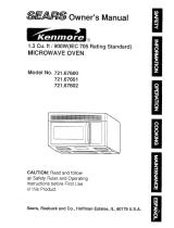 Kenmore 721.676 Manual de usuario