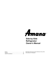 Amana SRD25S5W-P1190305WW El manual del propietario