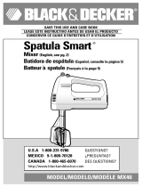 Black & Decker Spatula Smart MX40 Manual de usuario