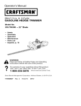 Craftsman 358.796390 Manual de usuario