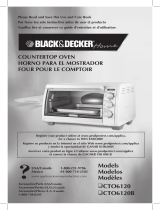 Black & Decker CTO6120B Manual de usuario