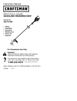 Craftsman WEEDWACKER 358.791510 Manual de usuario