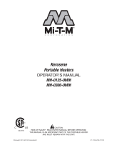 Mi-T-M Kerosene Portable Heaters Manual de usuario