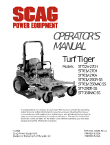 Scag Power Equipment Turf Tiger STT-29DFI-SS Manual de usuario