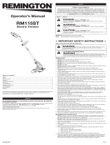 Remington RM115ST Manual de usuario