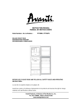 Avanti FF761PS Manual de usuario
