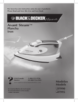 Black & Decker Avant Steam F990 Manual de usuario