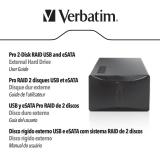 Verbatim 2-Disk RAID USB and eSATA External Hard Drive Guía del usuario