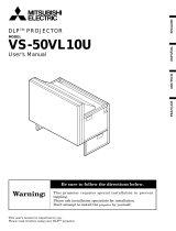 Mitsubishi Electric VS-50VL10U Manual de usuario