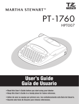 Brother PT-1760 Manual de usuario