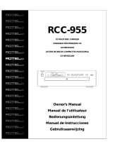 Rotel RCC-955 El manual del propietario