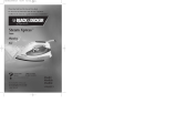 Black & Decker Steam Xpress AS255 Manual de usuario