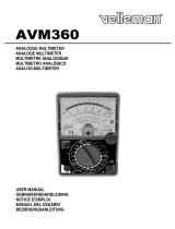 Velleman AVM360 Manual de usuario