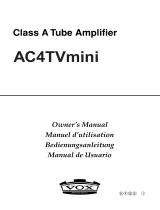 Vox AC4TVMINI El manual del propietario
