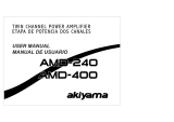 Akiyama AMD-400 Manual de usuario