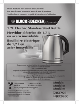 Black & Decker JKC920 Manual de usuario