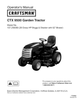 Craftsman CTX 9500 El manual del propietario